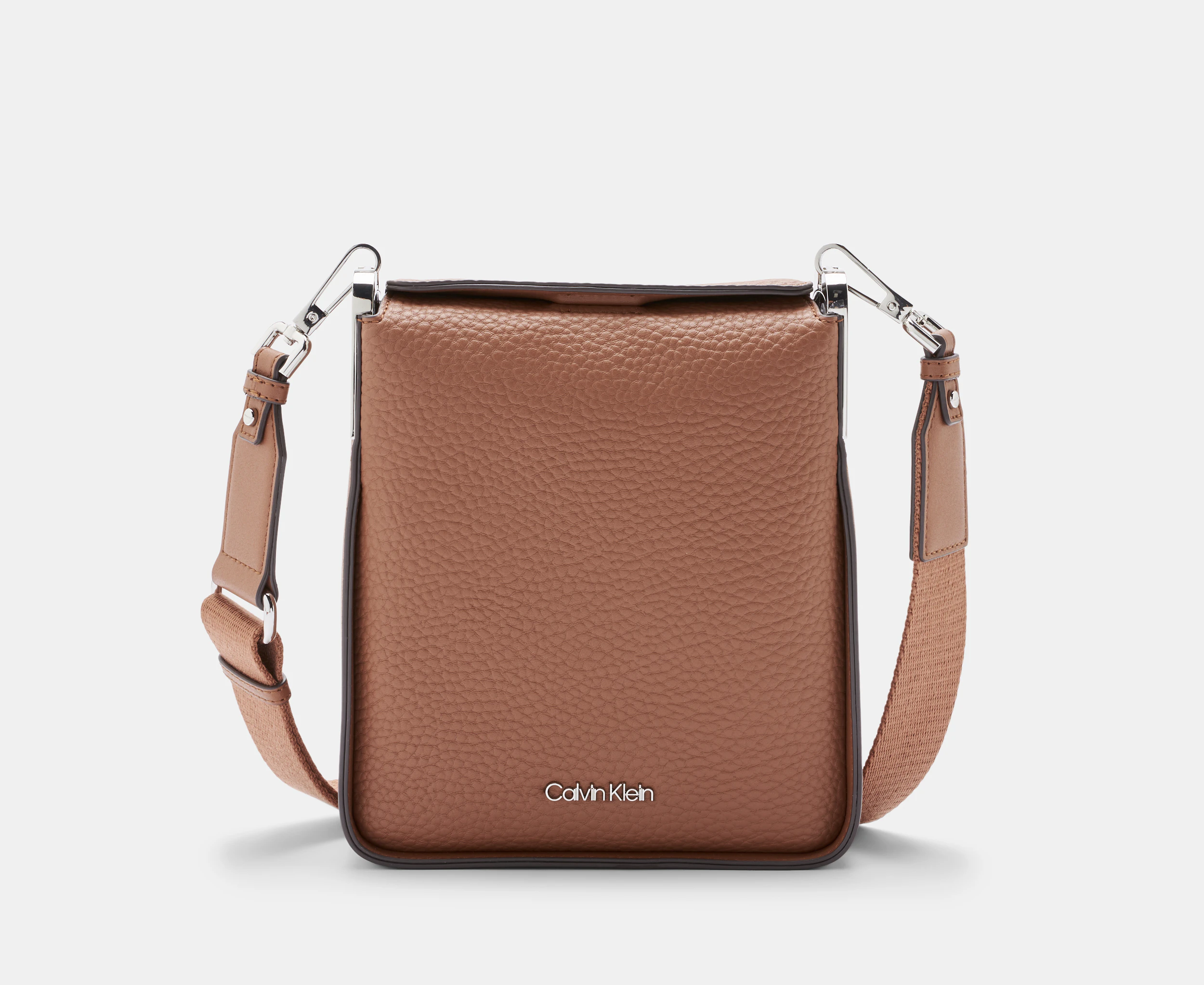 Calvin Klein Fay Crossbody Bag - Caramel