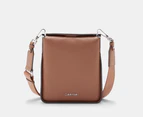 Calvin Klein Fay Crossbody Bag - Caramel