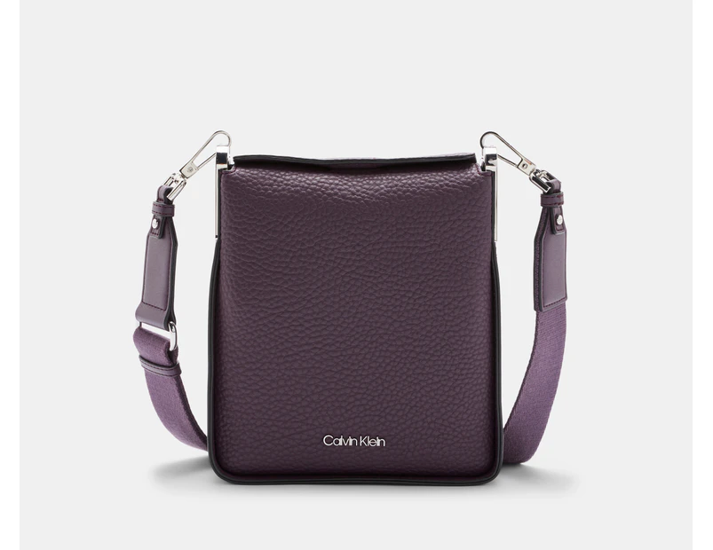 Calvin Klein Fay Crossbody Bag - Plum