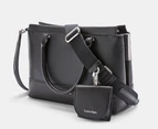 Calvin Klein Bianca Satchel Bag - Black