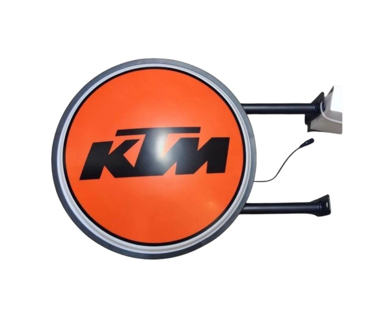 A Man & His Cave KTM Bar Indoor Bar Lighting Wall Hanging Sign Light LED 40cm