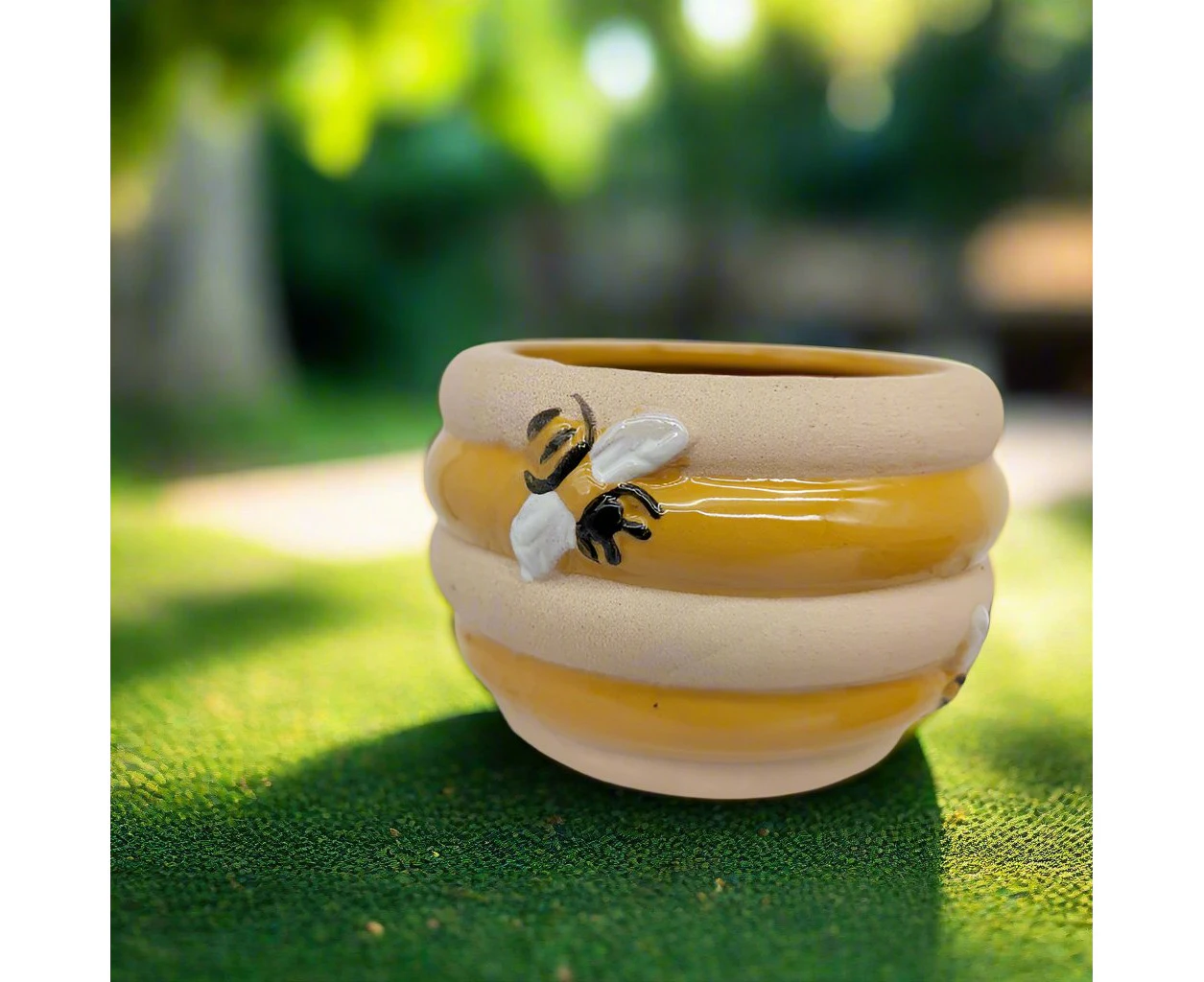 Bee Ceramic Planter Pot