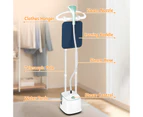 Advwin Standing Garment Steamer, Handheld Clothes Steamer with 2.7L Tank, 2000W, Green