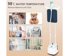 Advwin Standing Garment Steamer, Handheld Clothes Steamer with 2.7L Tank, 2000W, Green