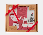 Gem Look Baby Santa Organic Cotton 6-Piece Clothes Set