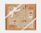 Gem Look Baby Santa Organic Cotton 6-Piece Clothes Set