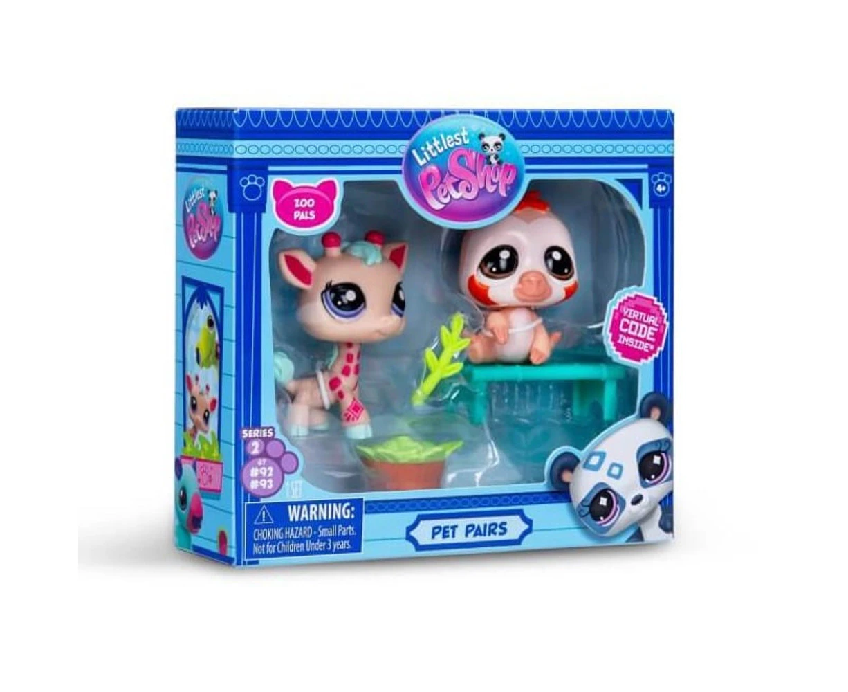 Littlest Pet Shop Pet Pairs Series 2 Zoo Pals 2 Pack Figures