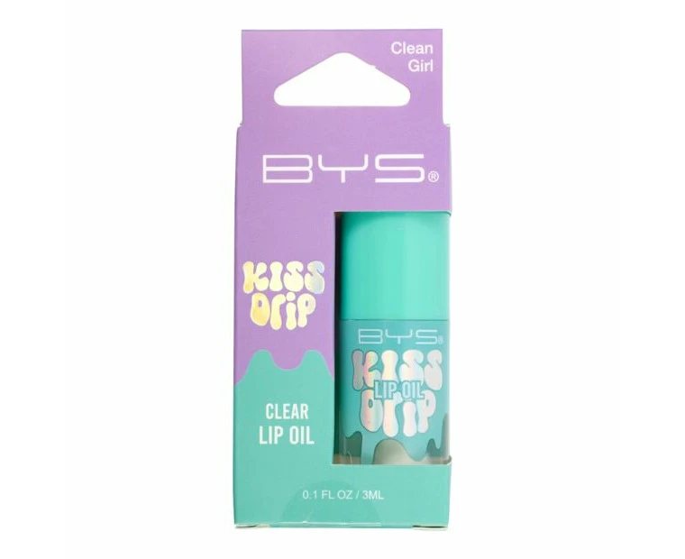 BYS Kiss Drip Lip Oil 3ml - Clean Girl Clear