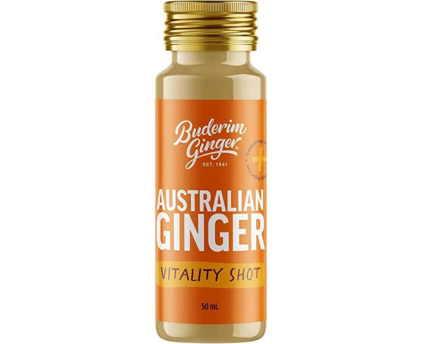 Buderim Ginger Australian Ginger Vitality Shot 10x50ml