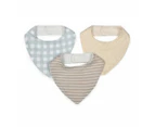 3 Pack Bandana Bibs, Gingham - Anko