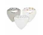 3 Pack Bandana Bibs, Animal - Anko