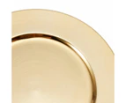 Gold Look Charger Plate - Anko