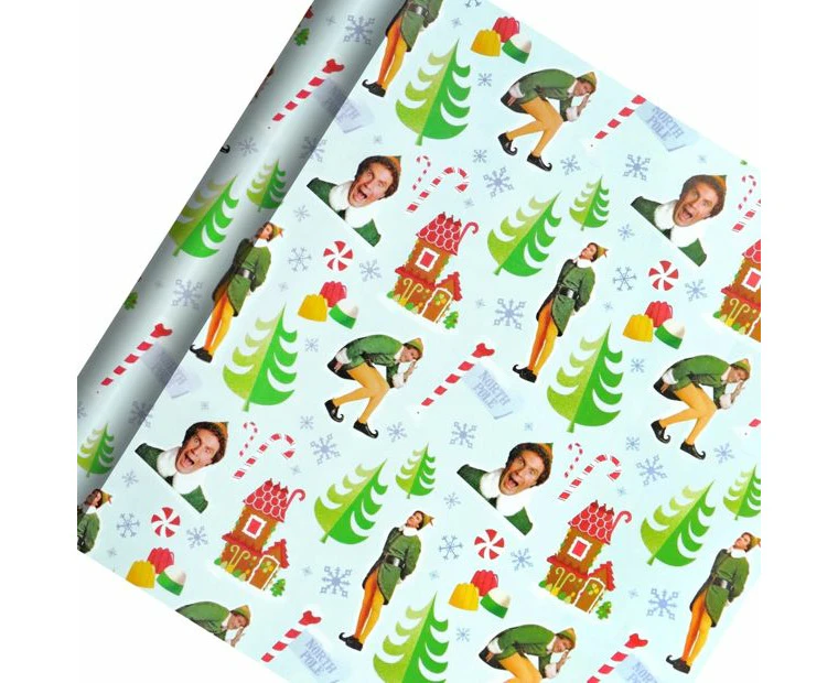 Hallmark Elf Christmas Wrapping Paper Roll - Buddy