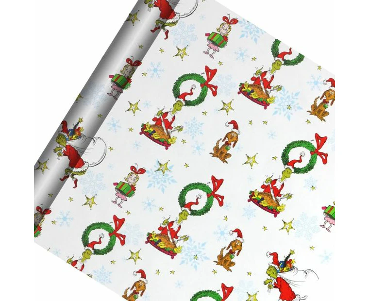 Hallmark Dr Seuss Christmas Wrapping Paper Roll - The Grinch