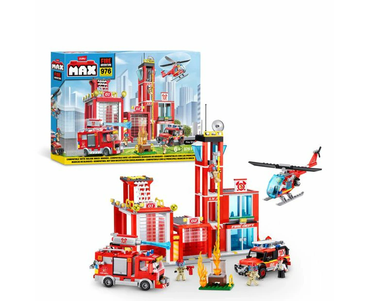 MAX Adventure Fire Station Playset (976 pieces)