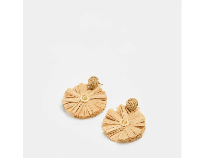 Target Textured Disc Drop Earrings