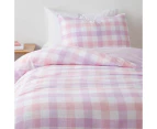 Target Finley Muslin Check Quilt Cover Set