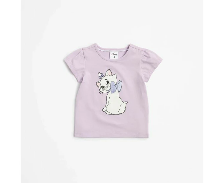 Baby Disney Print T-Shirt - Marie Aristocats