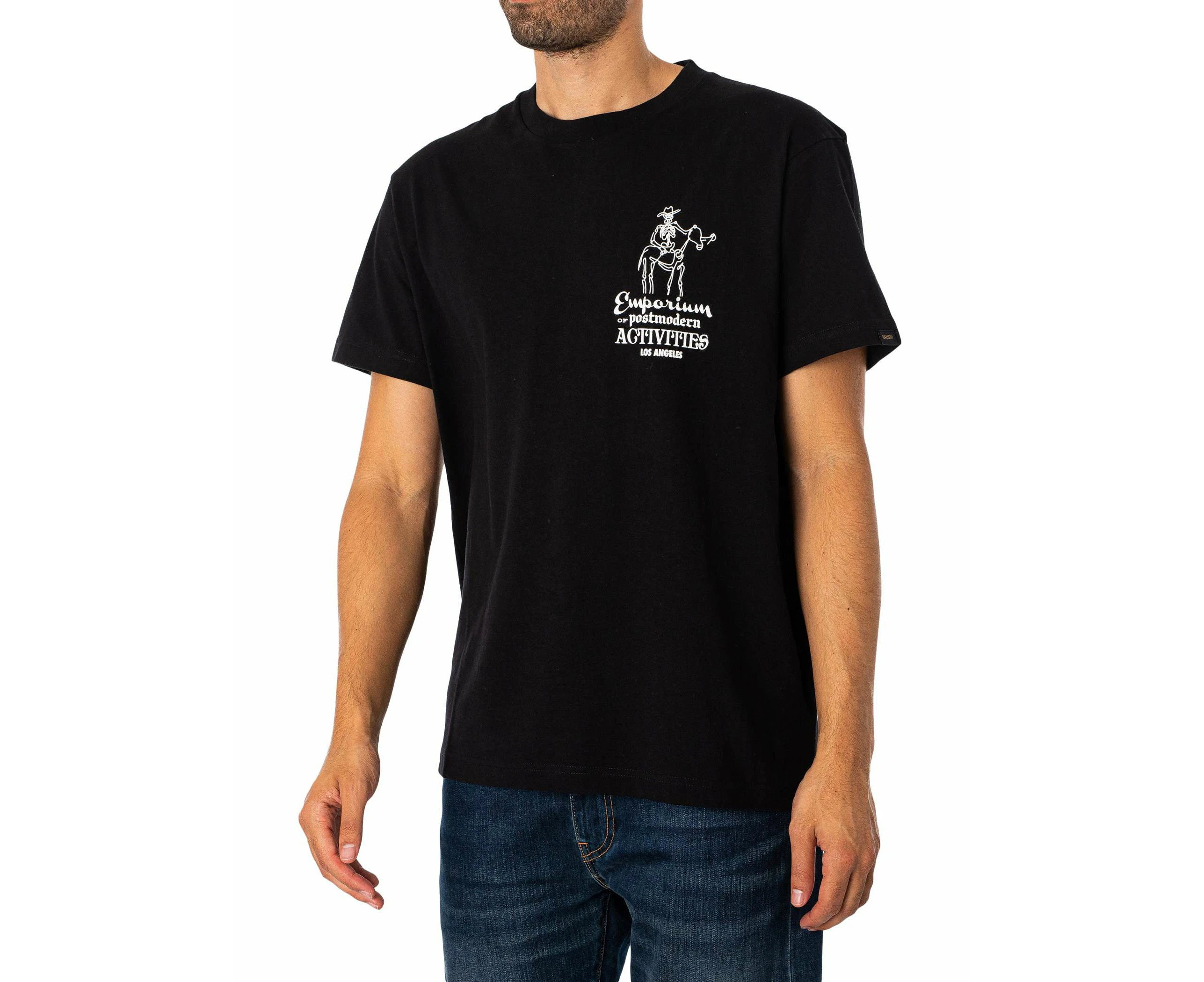 Deus Ex Machina Men's La Address T-Shirt - Black