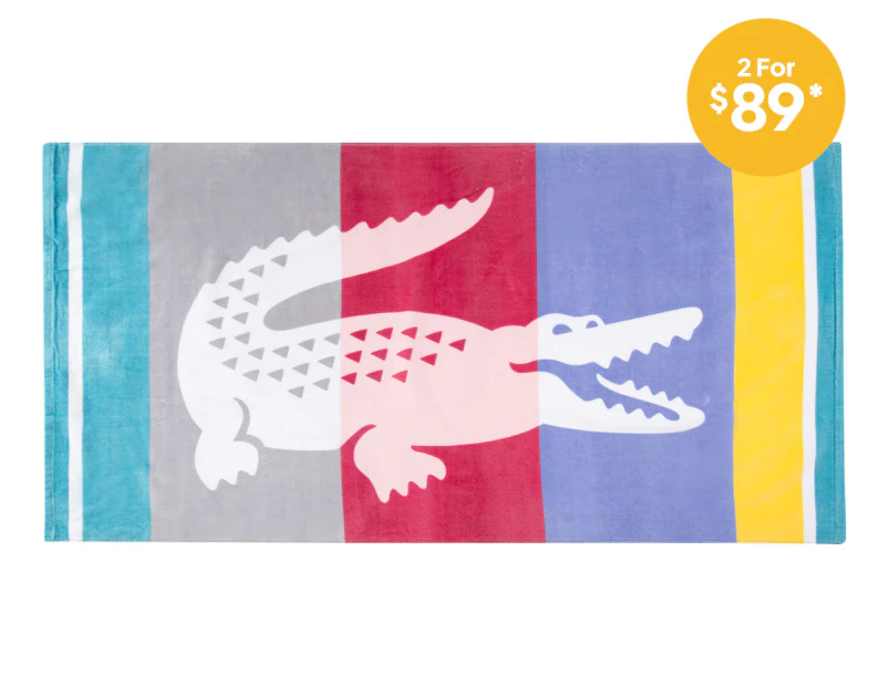 Lacoste Duke Beach Towel - Multi