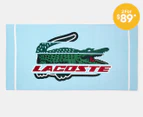 Lacoste Fusion Croc Beach Towel - Light Blue