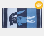 Lacoste Duke Beach Towel - Blue