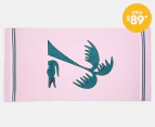 Lacoste Murphy Beach Towel - Pink