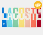 Lacoste Rainbow Logo Beach Towel - Multi