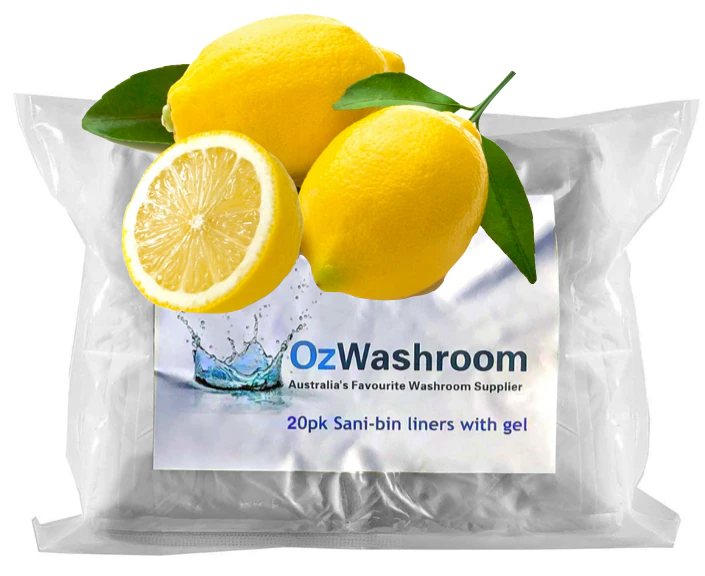 Lemon Scented liners (BBL20) Biodegradable for Sanitary Bins Pack of 20