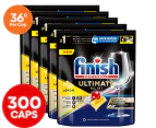 5 x 60pk Finish Powerball Ultimate All in 1 Dishwashing Caps Lemon