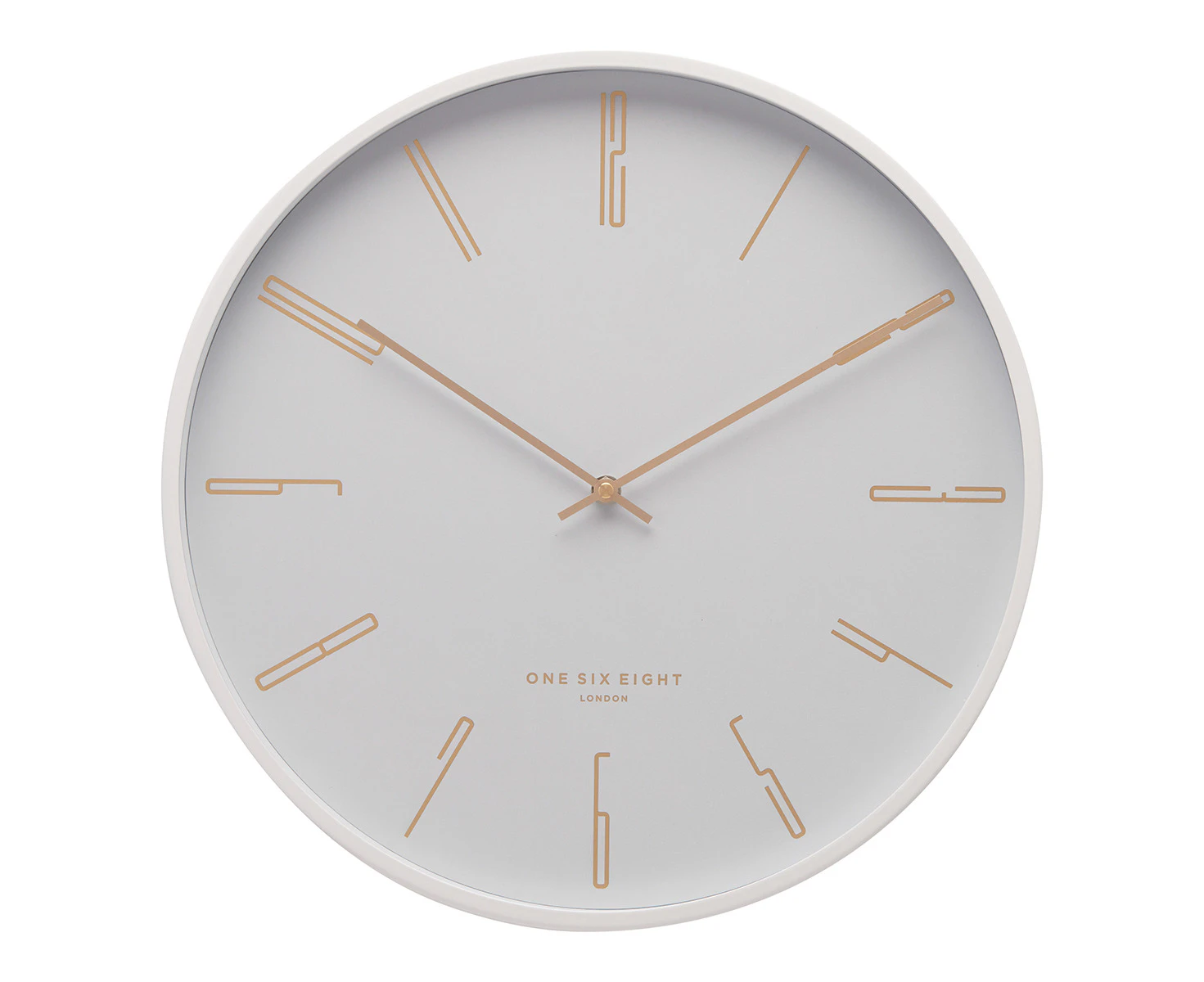 One Six Eight London MAYA 30cm White Silent Wall Clock