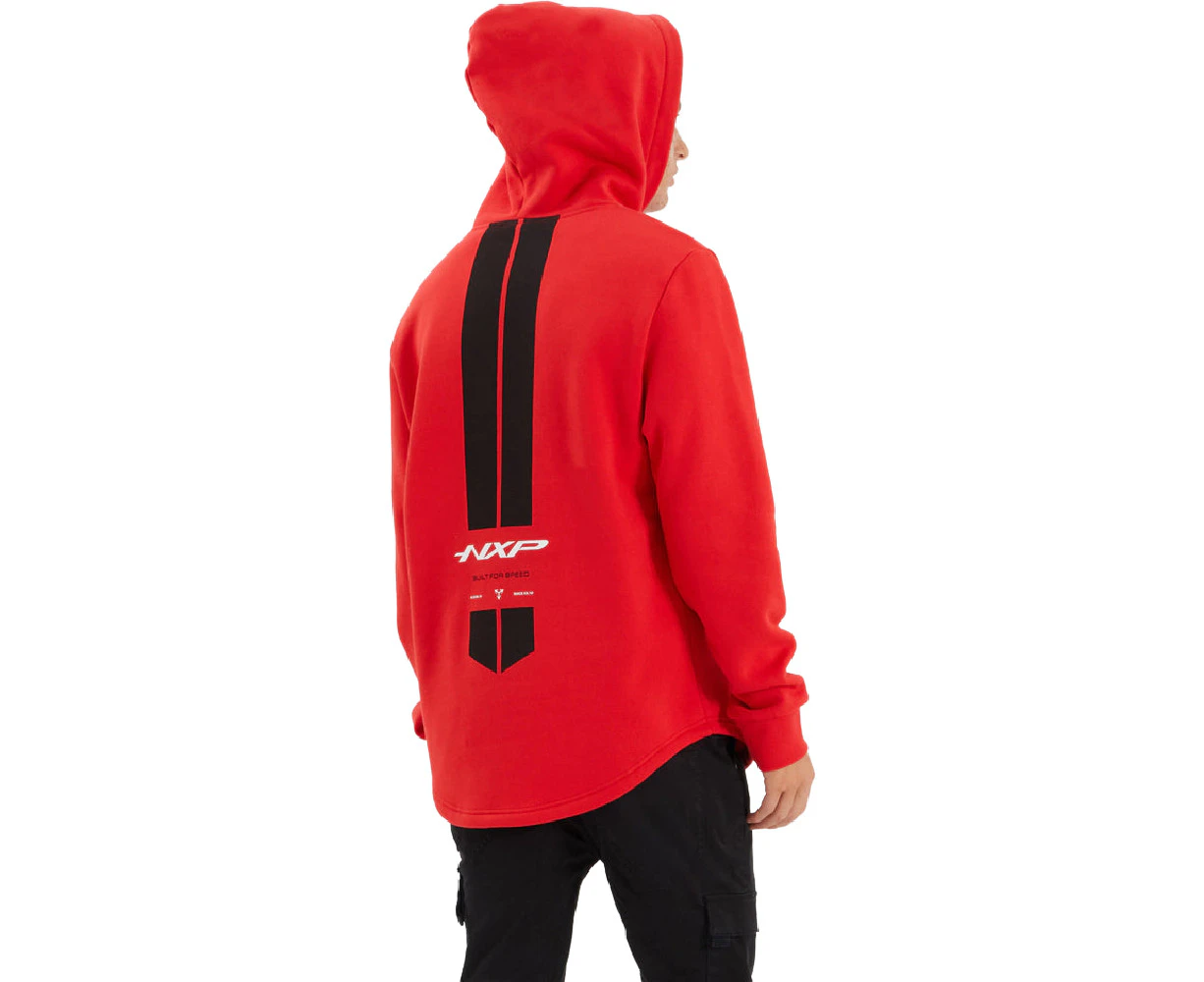 Nxp | Digit Dual Curved Hoodie Poppy Red