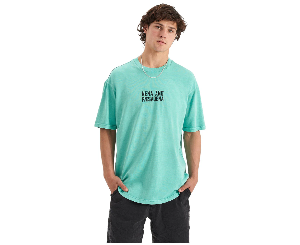 Nxp | Marathon Heavy Box Fit Scoop T-Shirt Pigment Mint Green