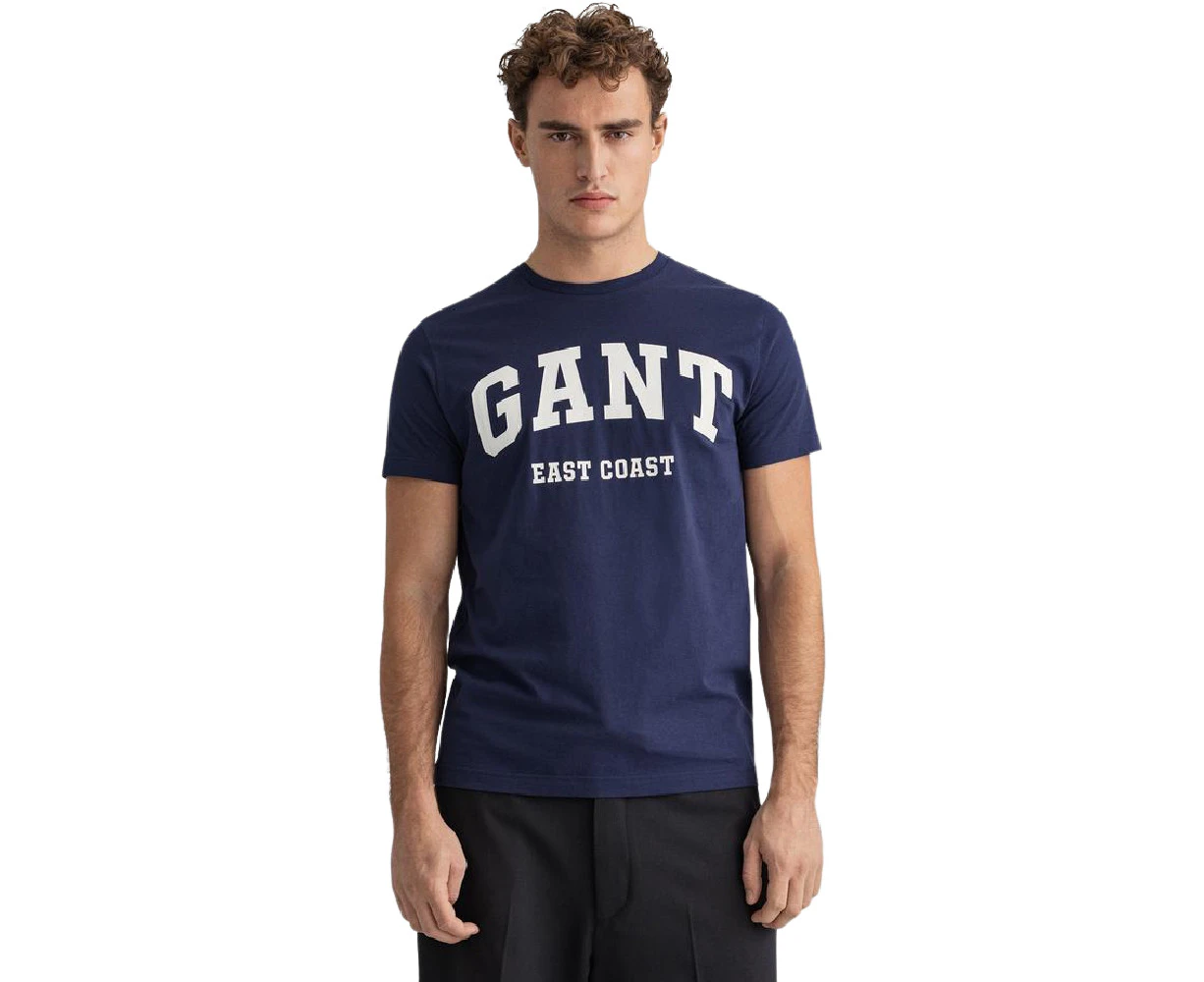 GANT | MD GANT SS T-SHIRT EVENING BLUE