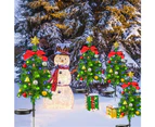 Solar Garden Lights Christmas Tree Outdoor Pathway Yard Patio Lights Decorations