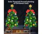 Solar Garden Lights Christmas Tree Outdoor Pathway Yard Patio Lights Decorations