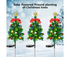 Solar Garden Lights Christmas Tree Outdoor Pathway Yard Patio Lights Decorations