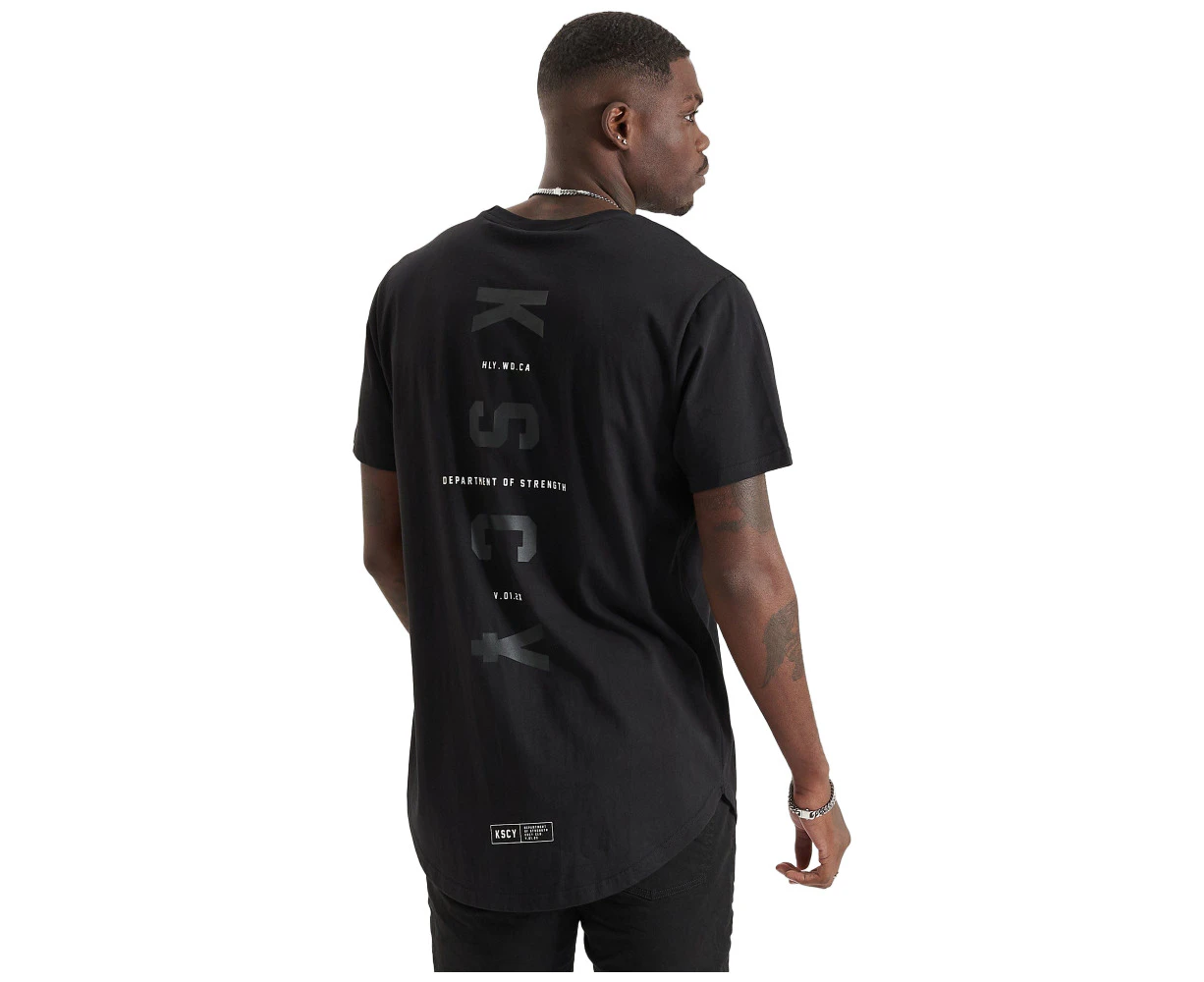 Kscy | Trained Dual Curved Tee Black