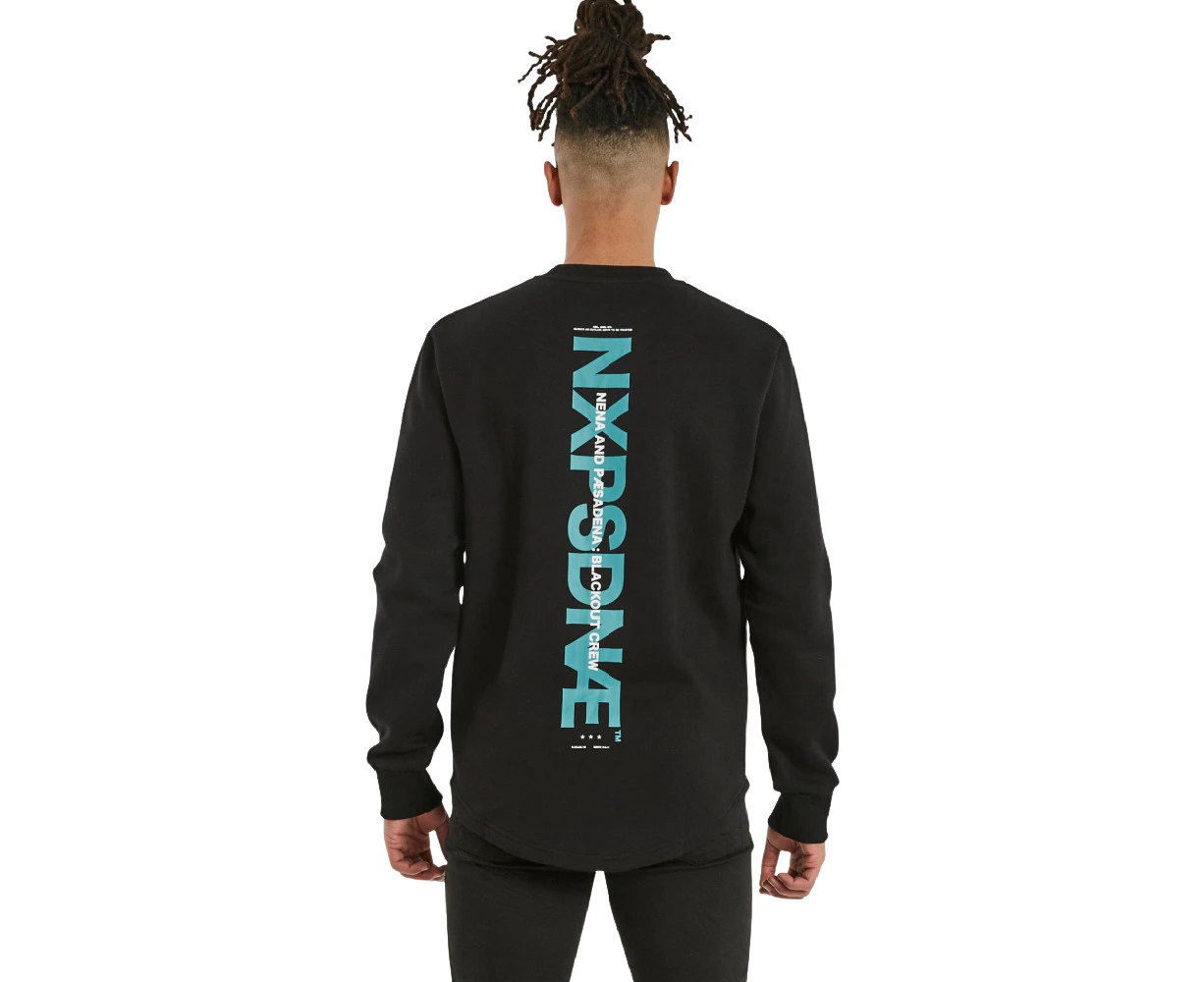 NXP | BLACKOUT DUAL CURVED SWEATER JET BLACK