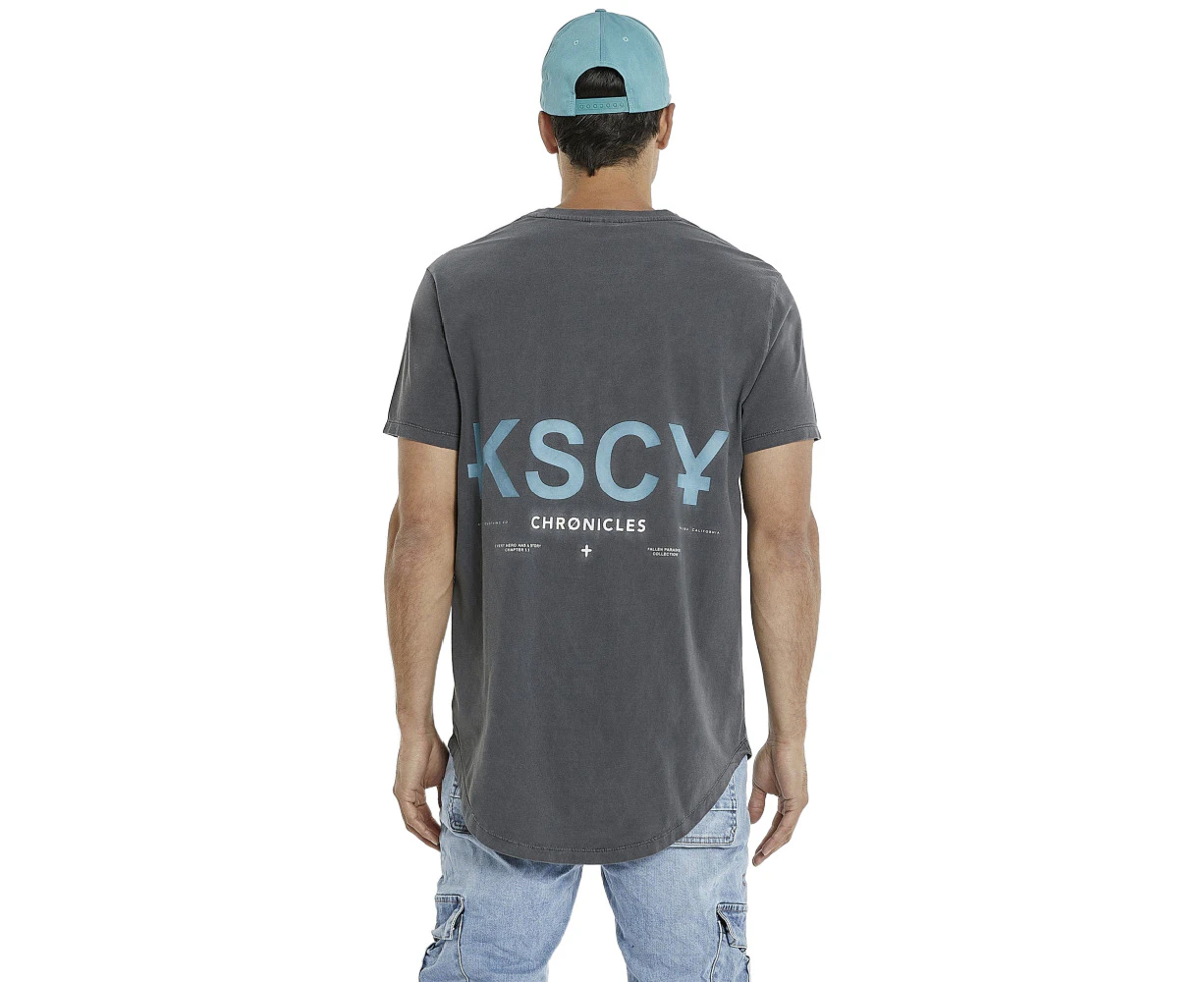 Kscy | Thunderstorm Dual Curved Tee Pigment Asphalt