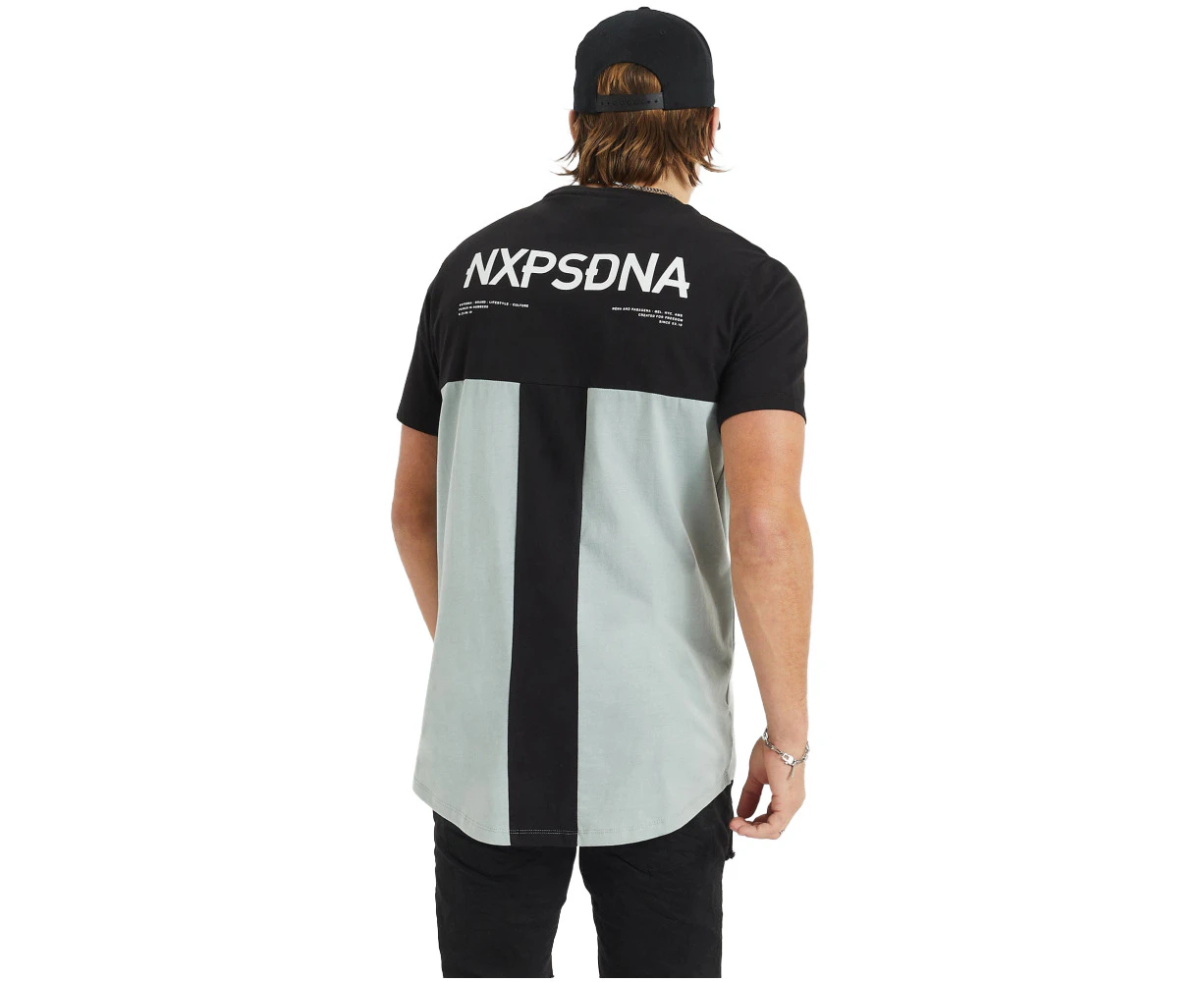 Nxp | Echelon Cape Back Tee Black/Sage