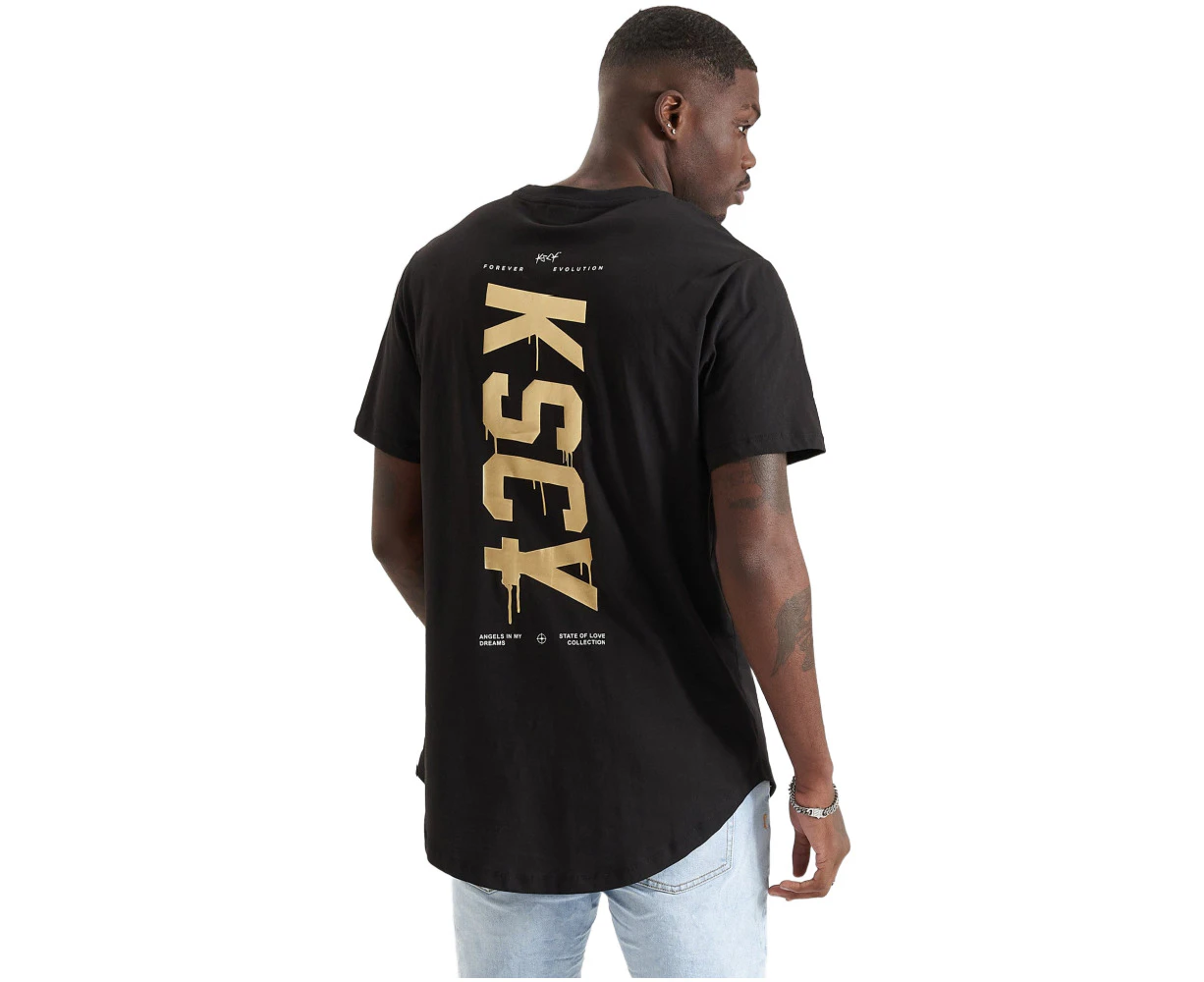 Kscy | Eternity Dual Curved Tee Jet Black