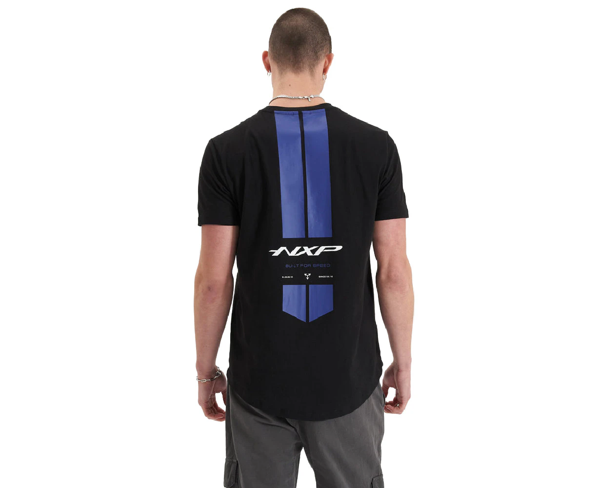 Nxp | Column Dual Curved Tee Jet Black