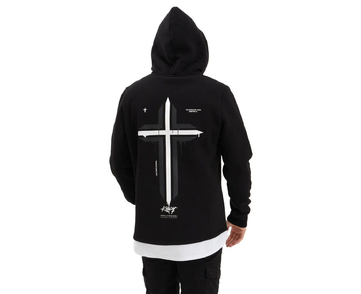 Kscy | Ruthin Layered Hoodie Jet Black