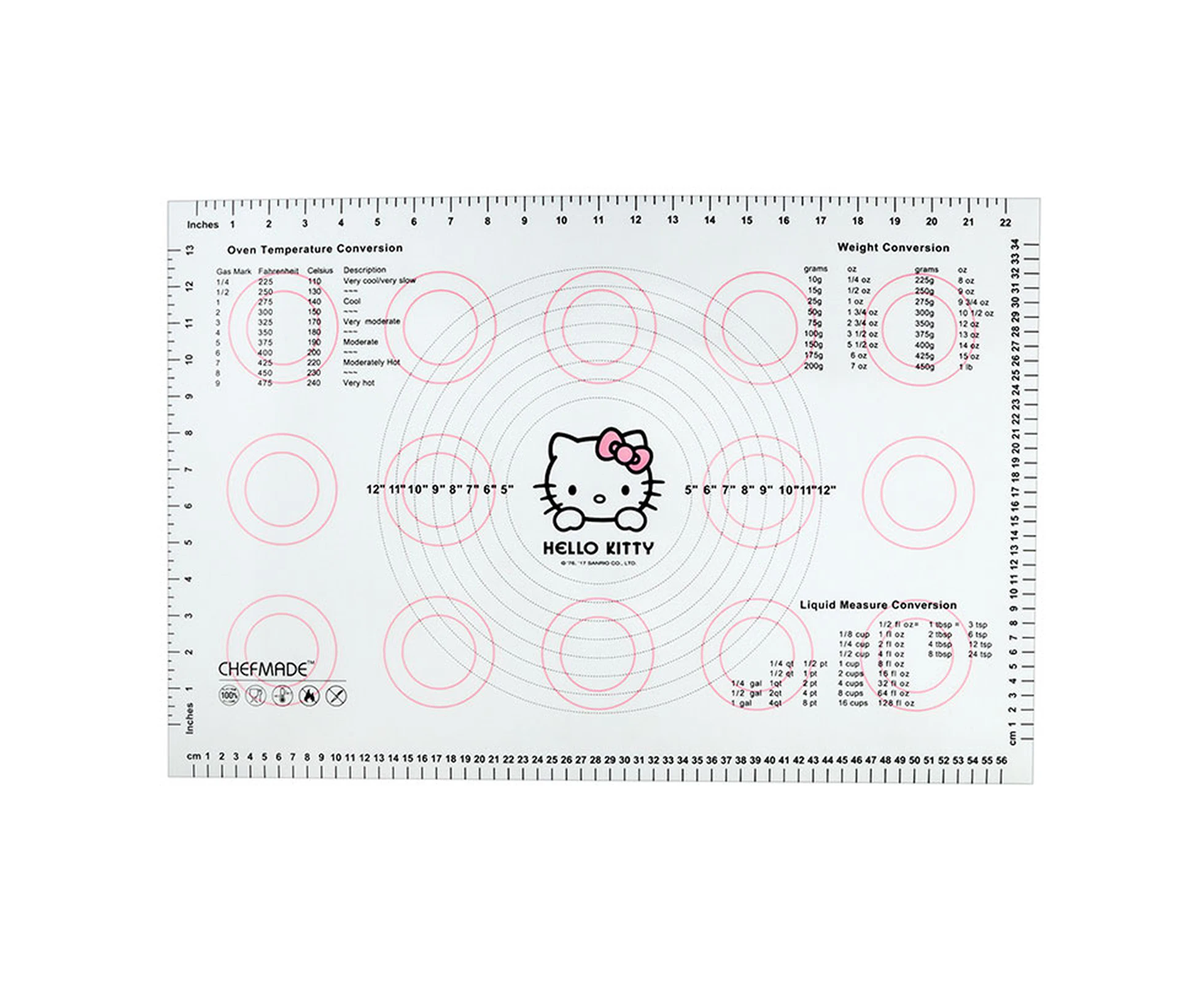 Chefmade x Sanrio Hello Kitty Silicone Baking Mat