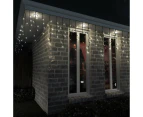 Solar 400 LED Icicle Lights available in 3 Colors - Cool White