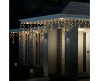 Solar 400 LED Icicle Lights available in 3 Colors - Cool White