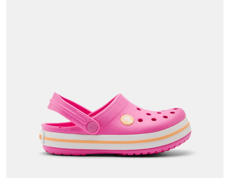 Crocs Toddler Crocband Clogs - Electric Pink/Cantaloupe