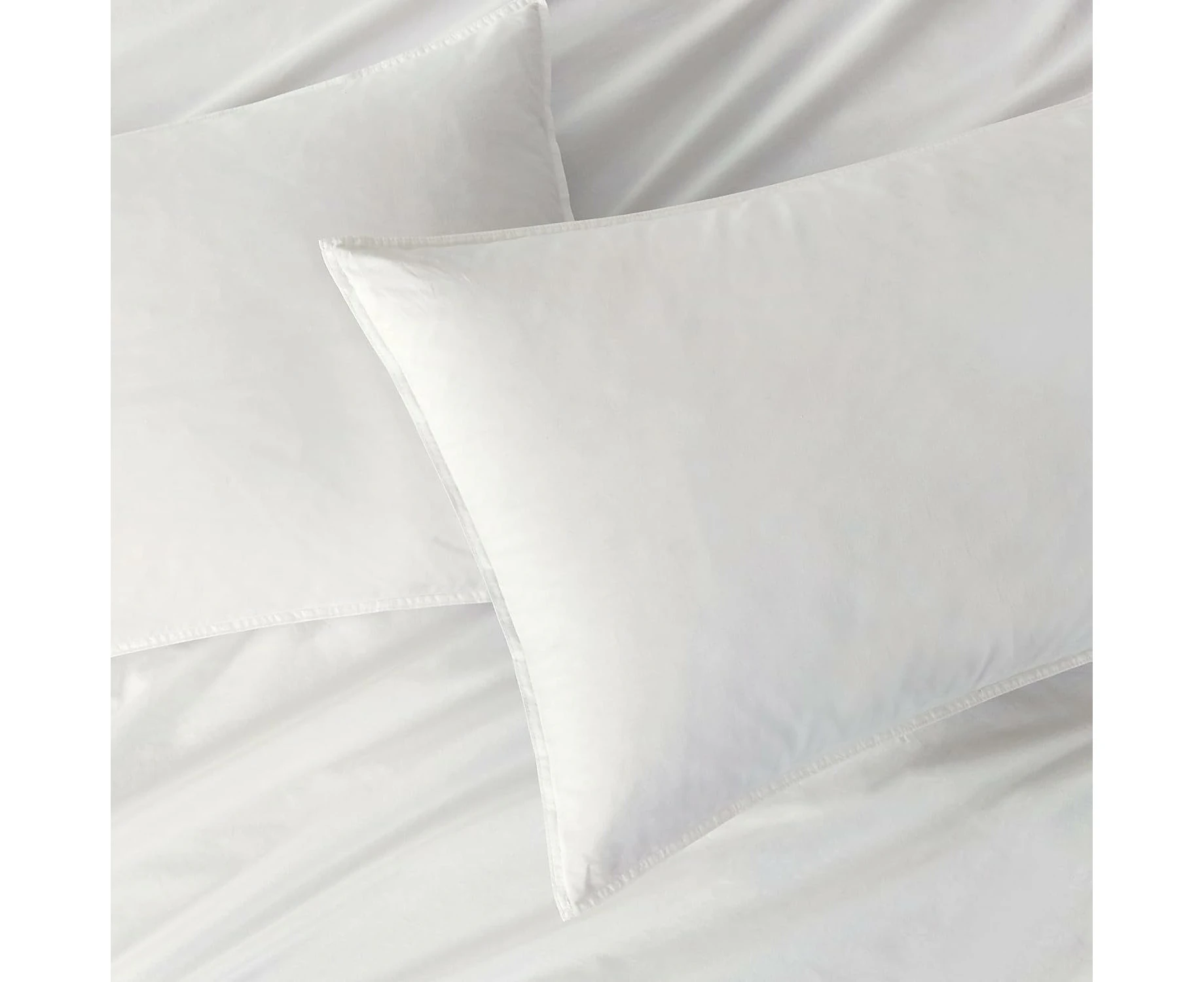 Gioia Casa Vintage Washed 100% Cotton Standard Pillowcase - White - 2 Pcs