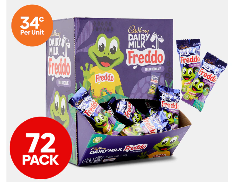 72 x Cadbury Dairy Milk Freddo 12g